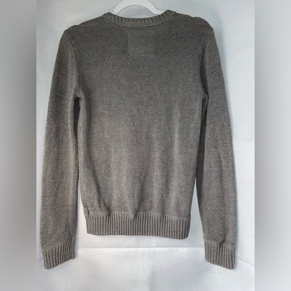 Aeropostale AERO Women’s Casual Outdoor Knit Sweater Size XS Gray Logo - Picture 3 of 4